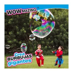 WOWMAZING 3 Sobres Pompas Gigantes * Juguetes Al Aire Libre