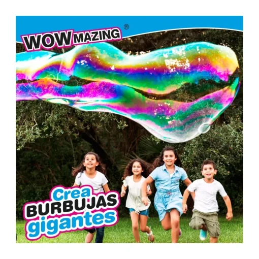 WOWMAZING 3 Sobres Pompas Gigantes * Juguetes Al Aire Libre