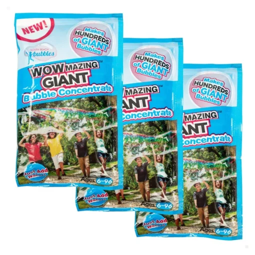 WOWMAZING 3 Sobres Pompas Gigantes * Juguetes Al Aire Libre