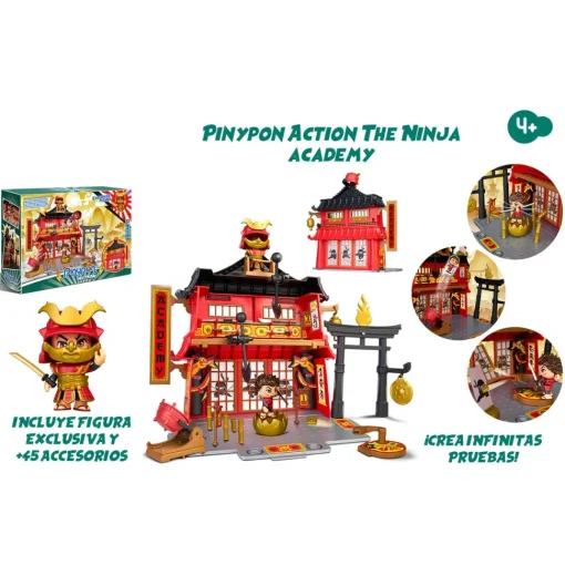 PINYPON ACTION Academia Ninja * Muñecos Articulados