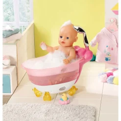 Baby Born Accesorio De Muneca Bebe Bano Banera Con Luz Y Sonido * Munecas Y Peluches
