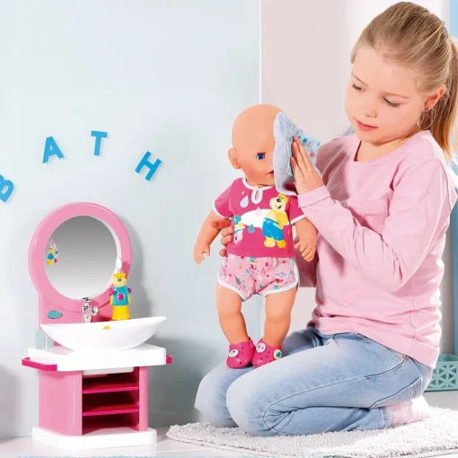 Baby Born Accesorio De Muneca Bebe Bano Lavabo Hora De Lavarse Los Dientes * Munecas Y Peluches