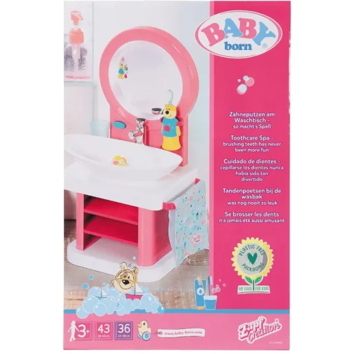 Baby Born Accesorio De Muneca Bebe Bano Lavabo Hora De Lavarse Los Dientes * Munecas Y Peluches