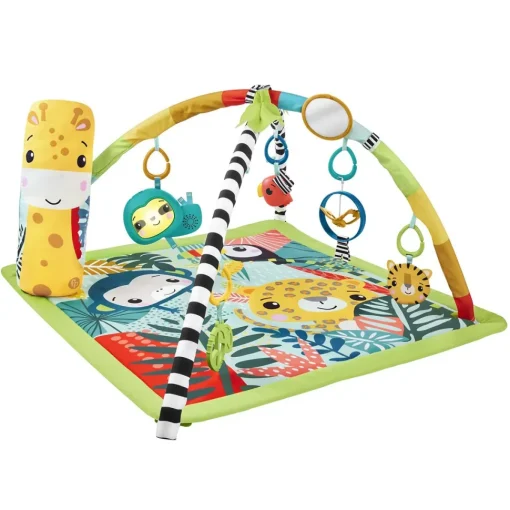 Fisher-Price Alfombra Gimnasio Sensorial Selva Tropical 3 En 1 * Preescolar