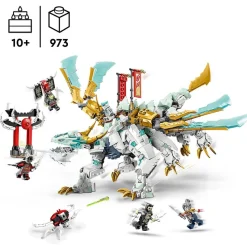 LEGO Animal De Juguete 2En1 Para Construir Criatura Dragon De Hielo De Zane Ninjago* Puzzles Y Construcciones