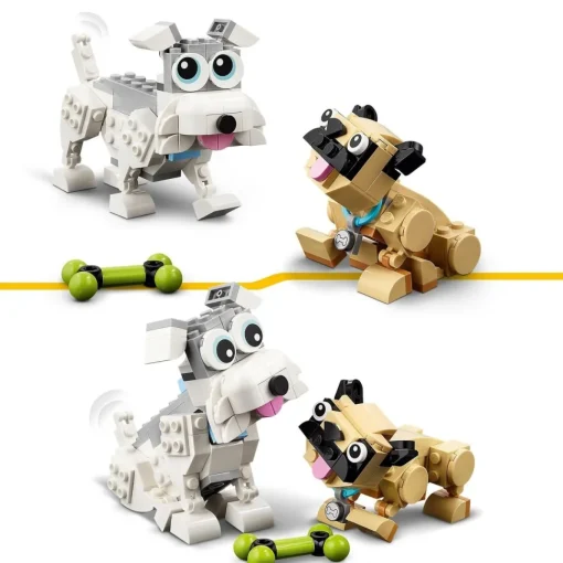 LEGO Animales De Juguete Para Construir Perros Adorables Y Accesorios Creator 3 En 1* Puzzles Y Construcciones