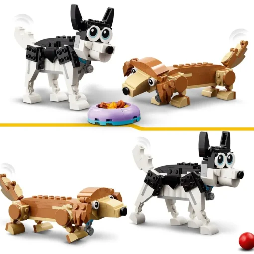 LEGO Animales De Juguete Para Construir Perros Adorables Y Accesorios Creator 3 En 1* Puzzles Y Construcciones