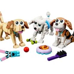 LEGO Animales De Juguete Para Construir Perros Adorables Y Accesorios Creator 3 En 1* Puzzles Y Construcciones
