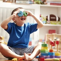 Melissa & Doug Apilador Geometrico * Preescolar