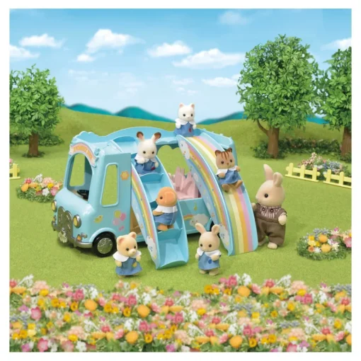 Sylvanian Families Autobus De La Guarderia * Munecas Y Peluches