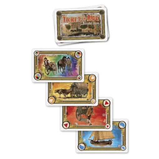 Asmodee ¡Aventureros Al Tren! Amsterdam* Juegos De Mesa