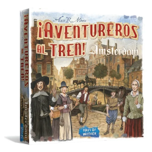 Asmodee ¡Aventureros Al Tren! Amsterdam* Juegos De Mesa