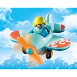 Playmobil Avion 1.2.3* Muñecos Articulados