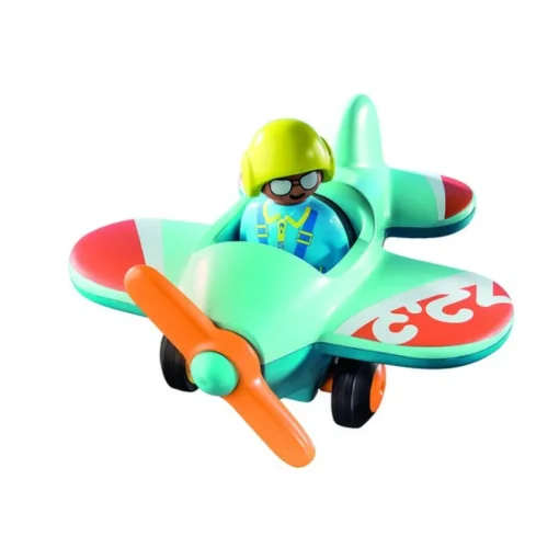 Playmobil Avion 1.2.3* Muñecos Articulados