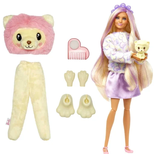Barbie Cutie Reveal Muneca Con Disfraz De Leon* Munecas Y Peluches