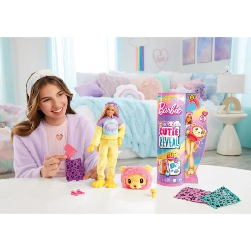 Barbie Cutie Reveal Muneca Con Disfraz De Leon* Munecas Y Peluches