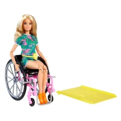 Barbie Fashionista Muneca Con Silla De Ruedas, Rampa Y Accesorios* Munecas Y Peluches