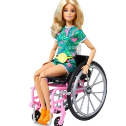 Barbie Fashionista Muneca Con Silla De Ruedas, Rampa Y Accesorios* Munecas Y Peluches