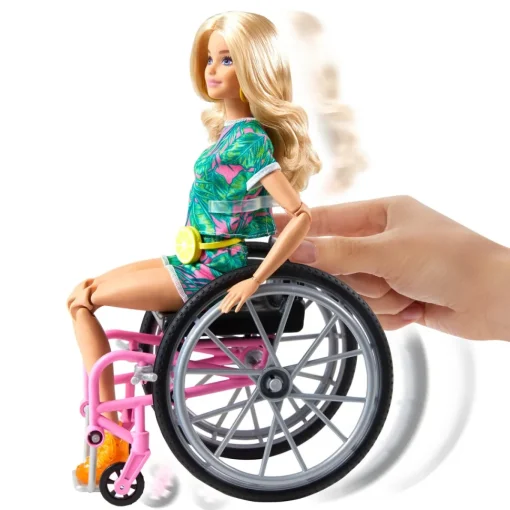 Barbie Fashionista Muneca Con Silla De Ruedas, Rampa Y Accesorios* Munecas Y Peluches