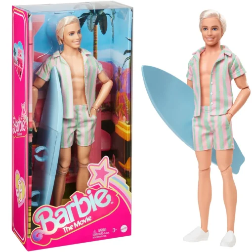 Barbie The Movie Ken Muneco Signature Coleccionable De La Pelicula Con Chaleco A Rayas* Munecas Y Peluches