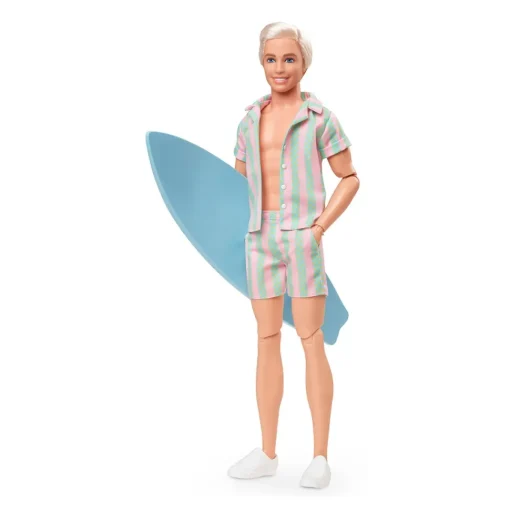 Barbie The Movie Ken Muneco Signature Coleccionable De La Pelicula Con Chaleco A Rayas* Munecas Y Peluches