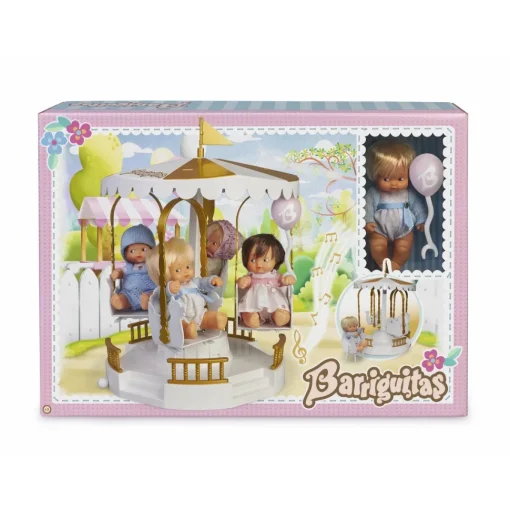 Barriguitas . Carrusel Con Figura De Bebe* Munecas Y Peluches