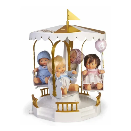 Barriguitas . Carrusel Con Figura De Bebe* Munecas Y Peluches
