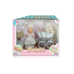 Barriguitas Pram + Muneco Excl* Munecas Y Peluches