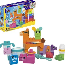 Mega Bloks Bloques De Construccion Banda Granja Musical * Preescolar