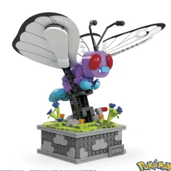 Mega Construx Bloques De Construccion Pokemon Motion Butterfree * Puzzles Y Construcciones