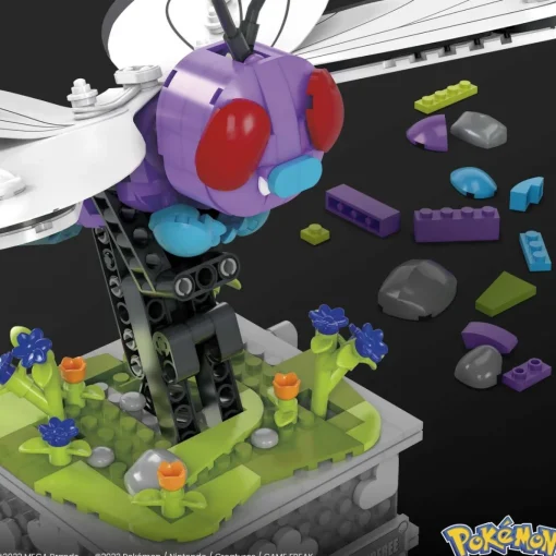 Mega Construx Bloques De Construccion Pokemon Motion Butterfree * Puzzles Y Construcciones