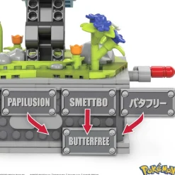 Mega Construx Bloques De Construccion Pokemon Motion Butterfree * Puzzles Y Construcciones