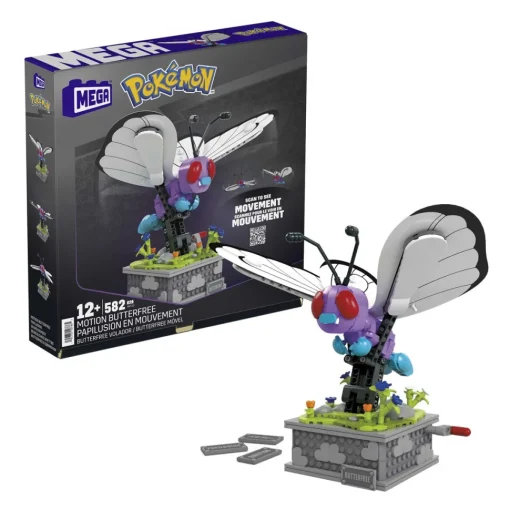 Mega Construx Bloques De Construccion Pokemon Motion Butterfree * Puzzles Y Construcciones