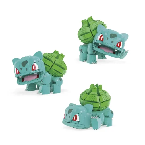Mega Bloques De Construccion Pokemon Bulbasaur Gigante * Puzzles Y Construcciones
