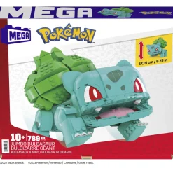 Mega Bloques De Construccion Pokemon Bulbasaur Gigante * Puzzles Y Construcciones