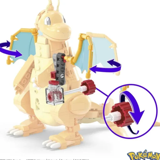 Mega Construx Bloques De Construccion Pokemon Dragonite * Puzzles Y Construcciones