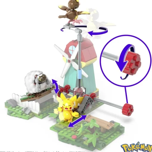 Mega Construx Bloques De Construccion Pokemon Ciudad Del Viento * Puzzles Y Construcciones