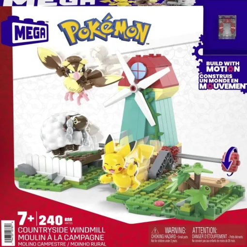 Mega Construx Bloques De Construccion Pokemon Ciudad Del Viento * Puzzles Y Construcciones