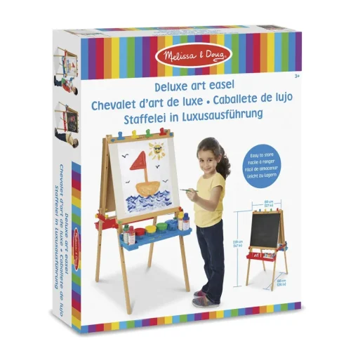 Melissa & Doug Caballete De Arte De Pie De Lujo * Preescolar