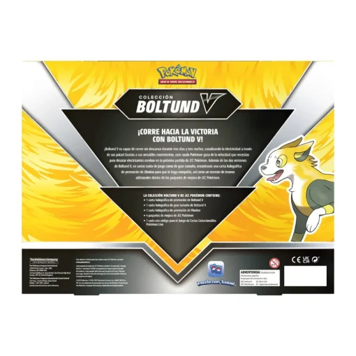 BANDAI Caja Cartas Coleccionables Pokemon Coleccion Boltund V Box Tcg Jcc * Juegos De Mesa