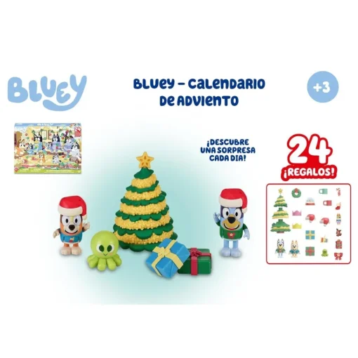 Bluey Calendrio De Adviento * Muñecos Articulados
