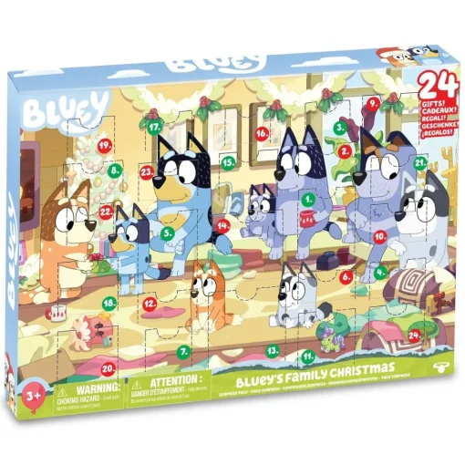 Bluey Calendrio De Adviento * Muñecos Articulados
