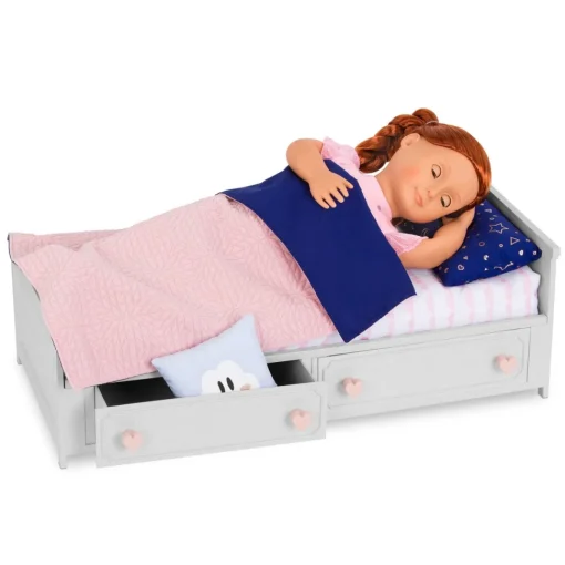 Our Generation Cama Con Dos Cajones * Munecas Y Peluches