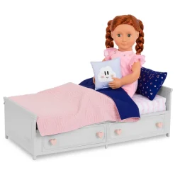 Our Generation Cama Con Dos Cajones * Munecas Y Peluches