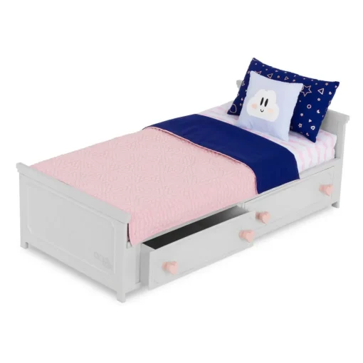 Our Generation Cama Con Dos Cajones * Munecas Y Peluches