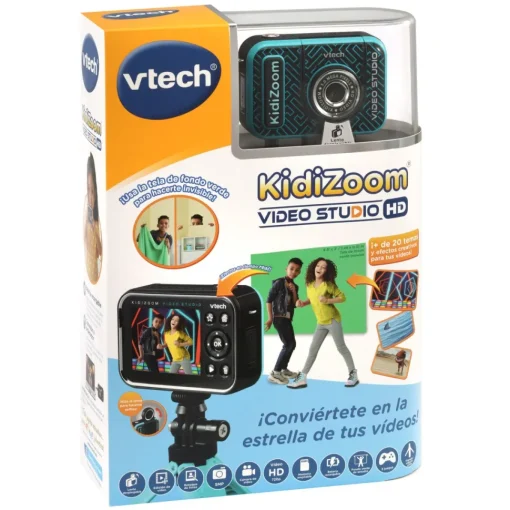VTech Camara Kidizoom Video Studio Hd Para Hacer Videos Y Fotos Como Los Blogger Y Youtubers * Electrónicos