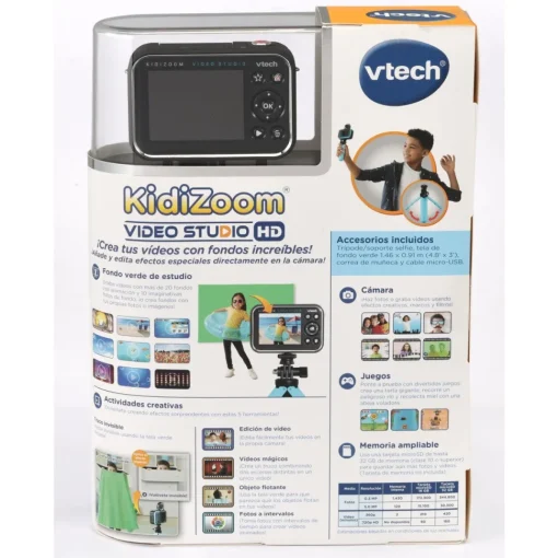 VTech Camara Kidizoom Video Studio Hd Para Hacer Videos Y Fotos Como Los Blogger Y Youtubers * Electrónicos