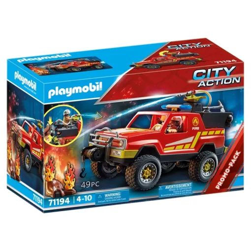 Playmobil Camion De Bomberos City Action* Muñecos Articulados