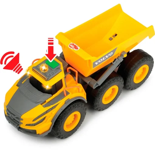 Simba Camion Volquete Volvo Con Luz Y Sonido, 23 Cm* Coches, Circuitos Y Radiocontrol
