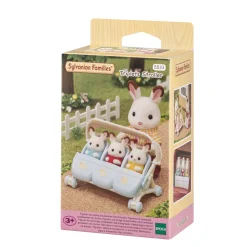 Sylvanian Families Carrito De Trillizos* Munecas Y Peluches